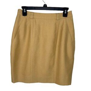 Mondi Mini Skirt Womens Size 4 Vintage New Wool Blend Lined Zipper Button Back